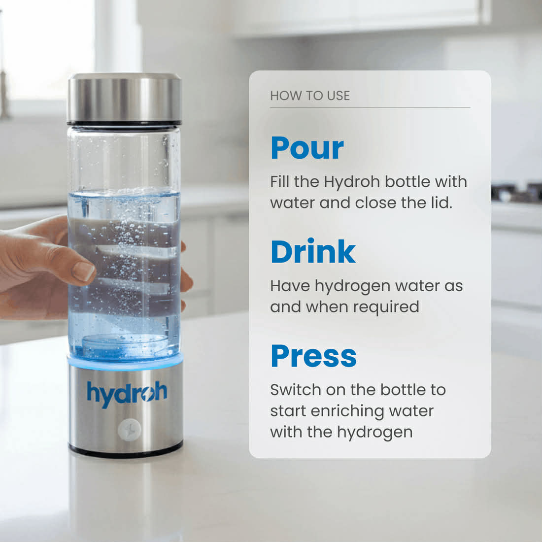 HYDROGEN WATTER BOTTLE